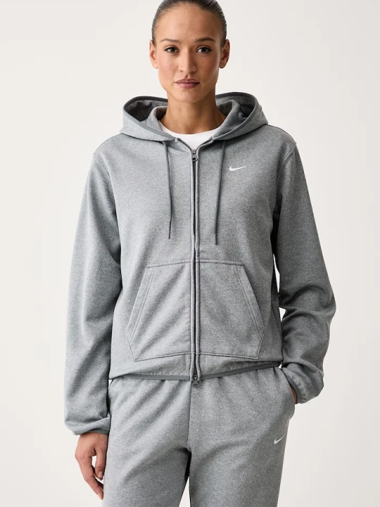 Zdjęcie produktu Nike bluza treningowa damska Studio Fleece Therma-FIT szary