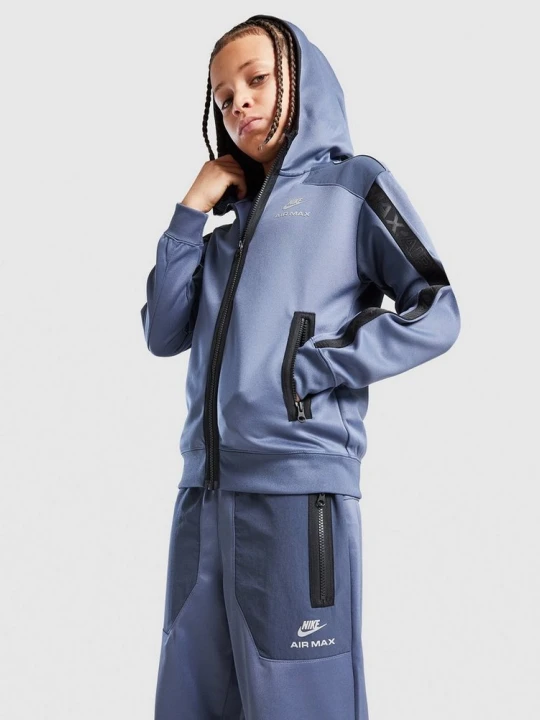 Zdjęcie produktu Nike Rozpinana Bluza Z Kapturem B Nsw Air Max Pk granatowy