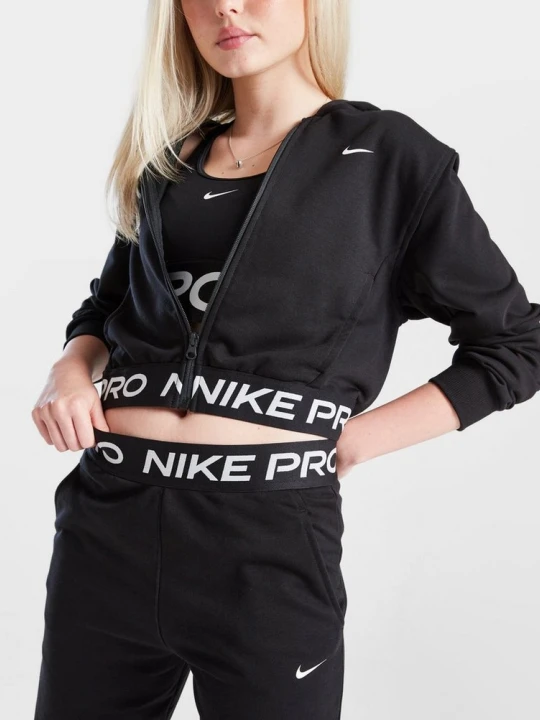Zdjęcie produktu Nike Rozpinana Bluza Z Kapturem Pro Dri-Fit Flc G czarny