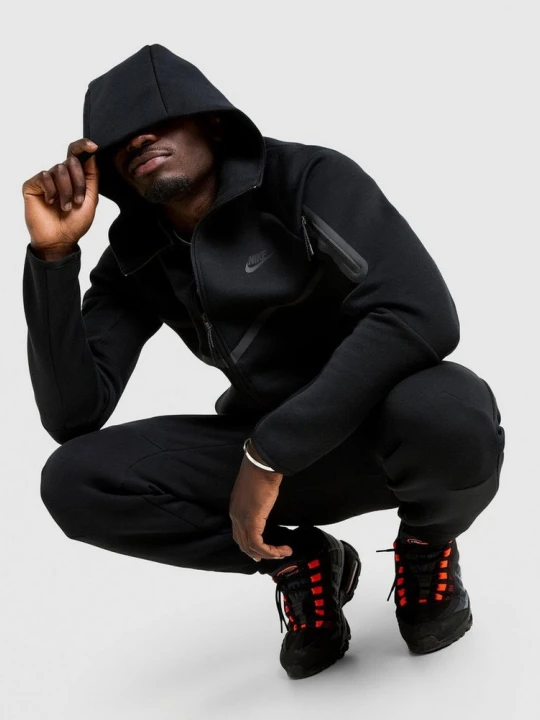 Zdjęcie produktu Nike Bluza Rozpinana Z Kapturem Tech Fleece czarny