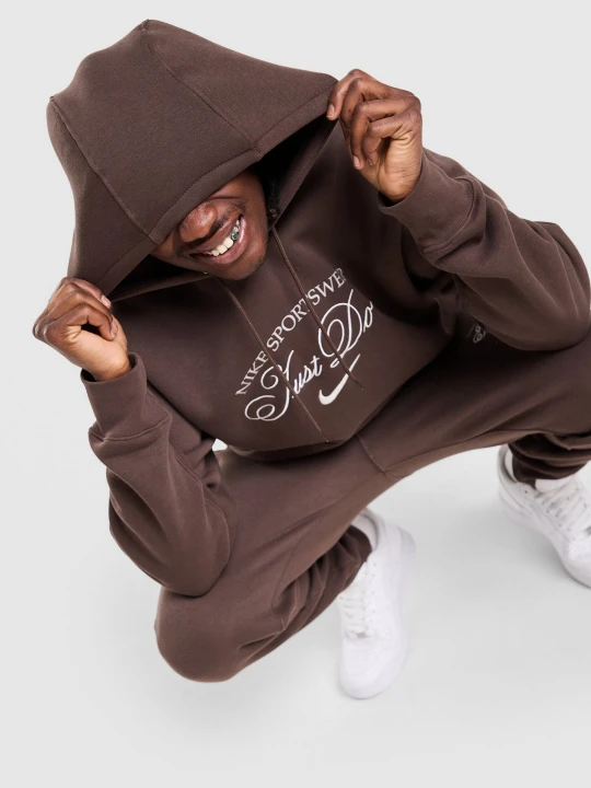 Zdjęcie produktu Nike Bluza Z Kapturem M Nsw Athl Club Bb Po Hoodie brązowy