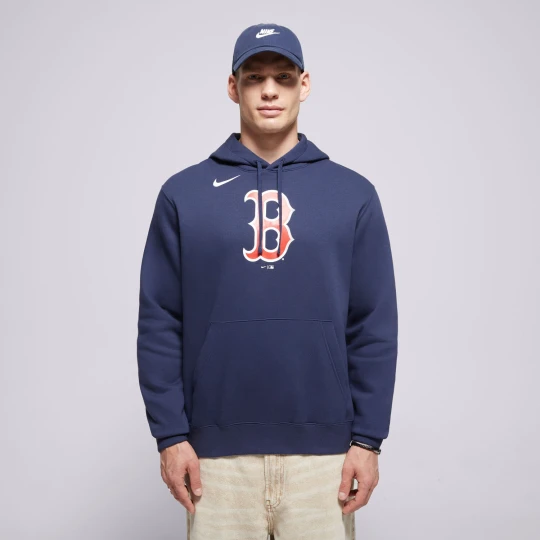 Zdjęcie produktu Nike Bluza Z Kapturem Mlb Logo Club Fleece Hood Boston Red S granatowy