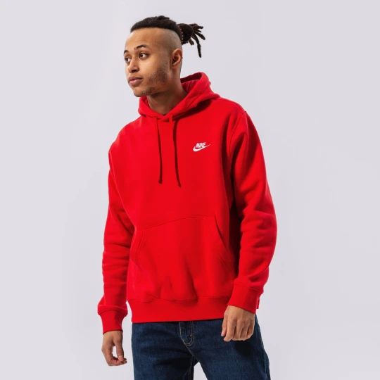 Zdjęcie produktu Nike Bluza Z Kapturem Sportswear Club Fleece czerwony