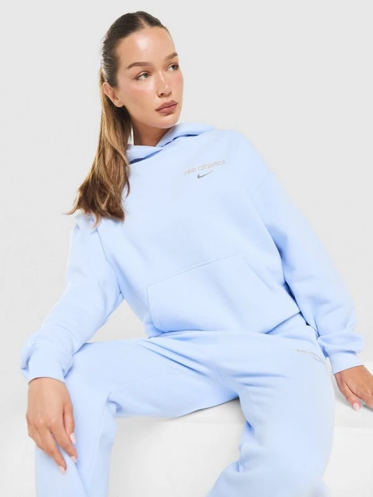 Zdjęcie produktu Nike Bluza Z Kapturem W Nk Studio Flc Os Gls niebieski