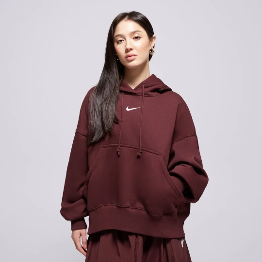Zdjęcie produktu Nike Bluza Z Kapturem W Nsw Phnx Flc Oos Po Hoodie bordowy