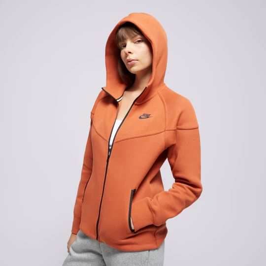 Zdjęcie produktu Nike Bluza Z Kapturem W Nsw Tch Flc Wr Fz Hdy pomarańczowy