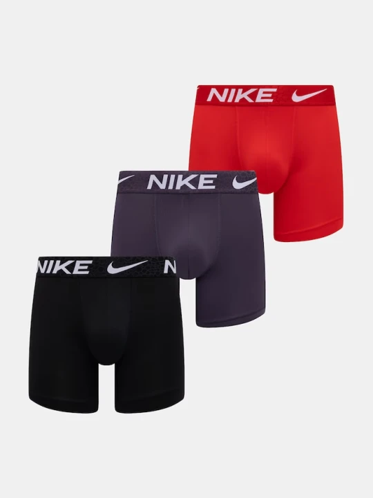 Zdjęcie produktu Nike bokserki dopasowane męskie 3-pack czerwony