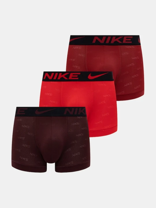 Zdjęcie produktu Nike bokserki dopasowane męskie 3-pack czerwony