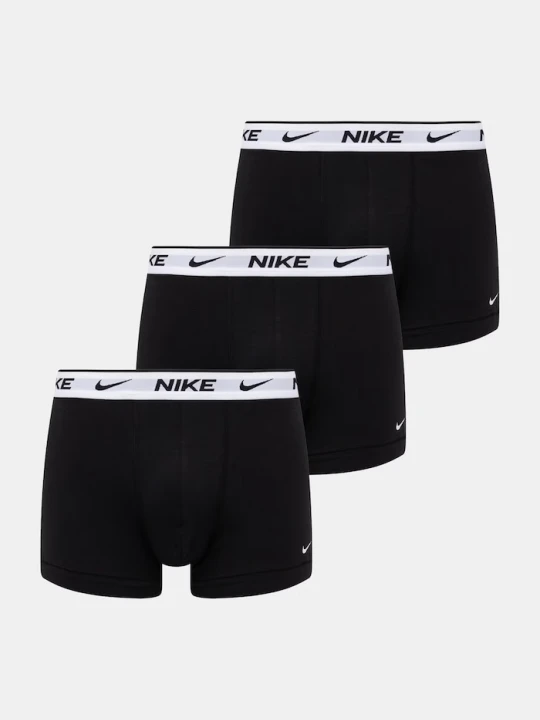 Zdjęcie produktu Nike bokserki dopasowane męskie bawełniane z elastanem 3-pack czarny