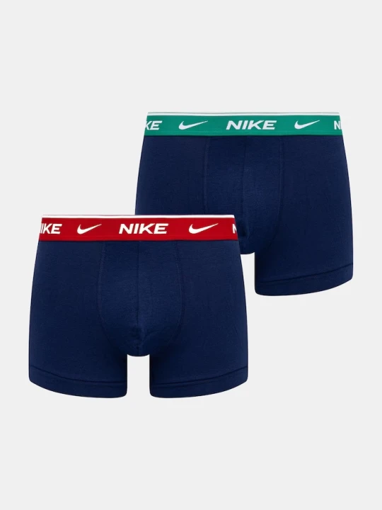 Zdjęcie produktu Nike bokserki męskie bawełniane z elastanem 2-pack granatowy