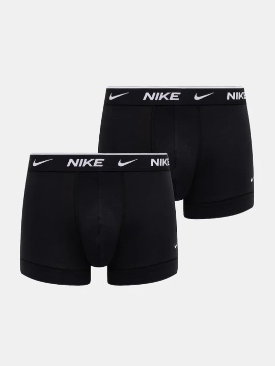 Zdjęcie produktu Nike bokserki męskie bawełniane z elastanem 2-pack czarny
