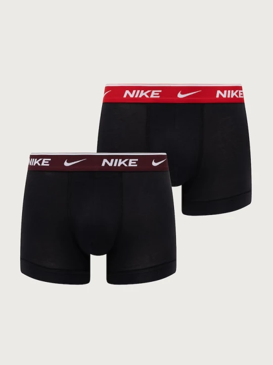 Zdjęcie produktu Nike bokserki męskie bawełniane z elastanem 2-pack czarny