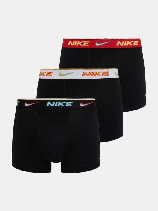 Zdjęcie produktu Nike bokserki męskie bawełniane z elastanem 3-pack czarny