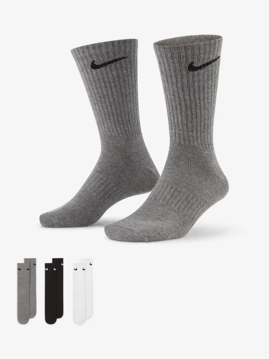 Zdjęcie produktu Nike EVERYDAY LTWT CREW 3PR Skarpety unisex Czarny