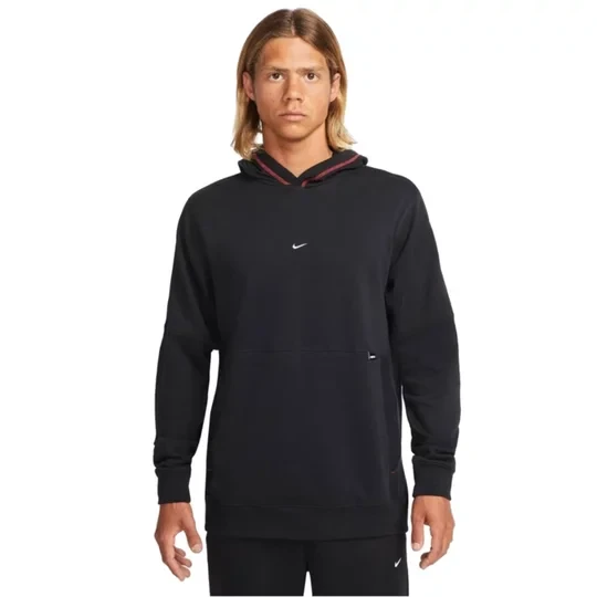 Zdjęcie produktu Nike FC Fleece Hoodie DC9024-010, Męskie, Czarne, bluzy, bawełna, rozmiar: L