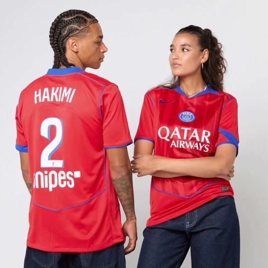 Zdjęcie produktu Hakimi / No. 2 / PSG Nike Third Stadium 2025 / 26 czerwony