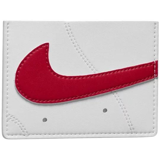Zdjęcie produktu Nike Icon Air Force 1 Card Wallet N1009738-173, Unisex, Białe, portfele, poliuretan, rozmiar: One size