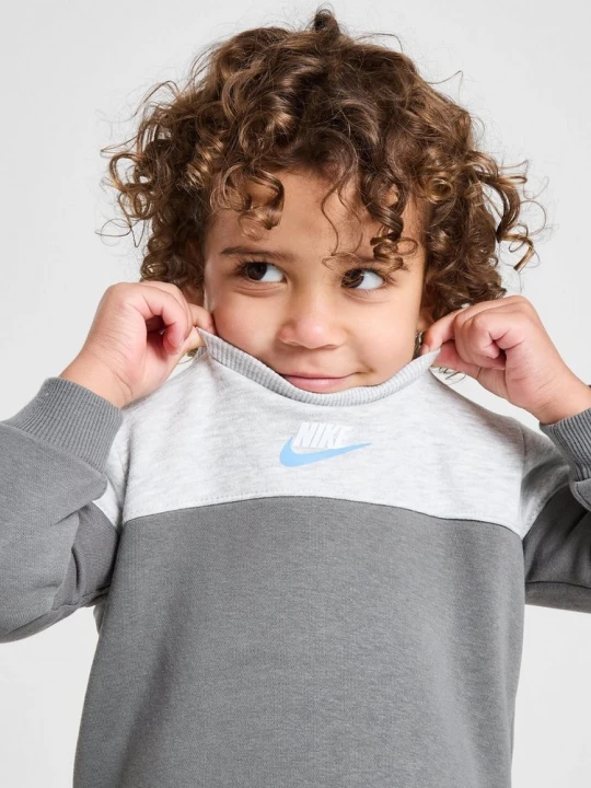 Zdjęcie produktu Nike Komplet Bluza&spodnie Futra Crw St B szary