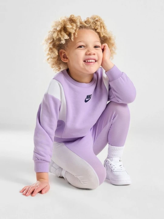 Zdjęcie produktu Nike Komplet Bluza&spodnie Cblk fioletowy