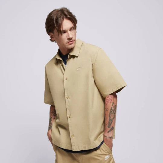 Zdjęcie produktu Nike Koszula M Nk Club Ss Btn Shirt Wsh beżowy