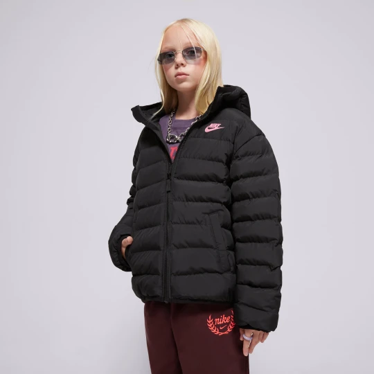 Zdjęcie produktu Nike Kurtka Zimowa K Nsw Low Synfl Jkt Adp Girl czarny