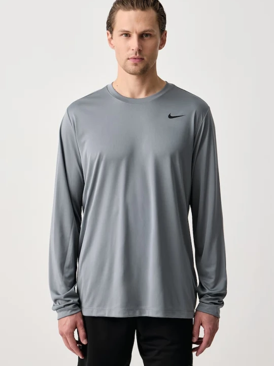 Zdjęcie produktu Nike longsleeve treningowy męski Dri-FIT szary