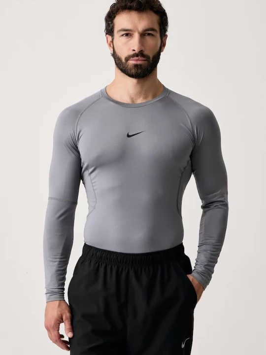 Zdjęcie produktu Nike longsleeve treningowy męski Pro Dri-FIT szary