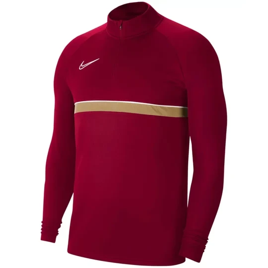 Zdjęcie produktu Nike NK DF Academy 21 Drill Top CW6112-677, Dla chłopca, Bordowe, bluzy, poliester, rozmiar: XS