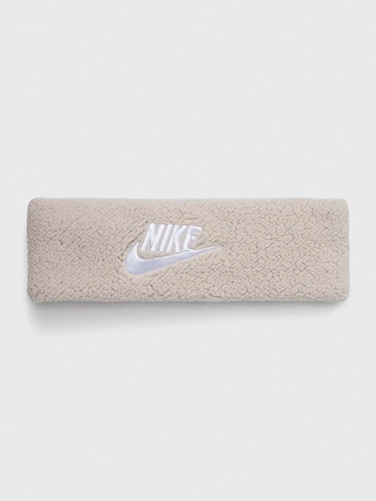 Zdjęcie produktu Nike opaska na głowę beżowy