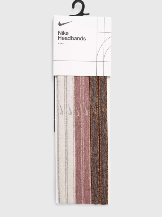 Zdjęcie produktu Nike opaski na głowę 6-pack różowy