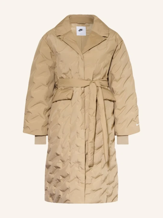 Zdjęcie produktu Nike Oversized Puchowy Płaszcz Sportswear Swoosh beige