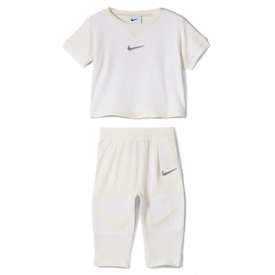 Zdjęcie produktu Nike Ready, Set! Zestaw dla niemowląt z T-shirtem i joggerami - Biel