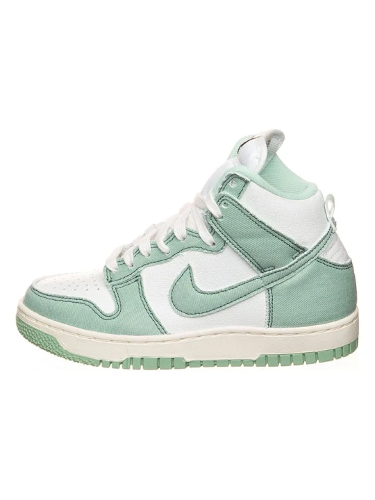 Zdjęcie produktu Nike Skórzane sneakersy "Dunk Hi 1985" w kolorze zielono-białym rozmiar: 35