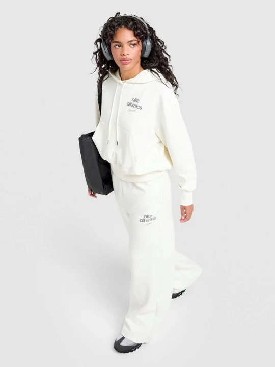 Zdjęcie produktu Nike Spodnie W Nk Phnx Flc Hr Wide Leg Gls beżowy