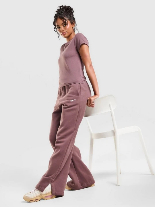Zdjęcie produktu Nike Spodnie W Nsw Phnx Flc Hr Wide Leg brązowy