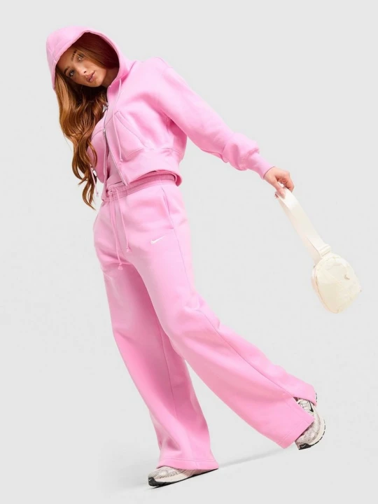 Zdjęcie produktu Nike Spodnie W Nsw Phnx Flc Hr Wide Leg różowy