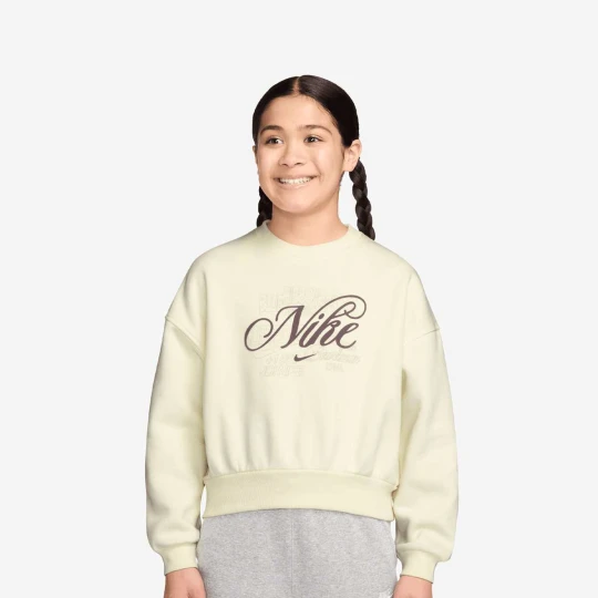 Zdjęcie produktu Sportswear Club Fleece Boxy Graphic Crew Nike beż