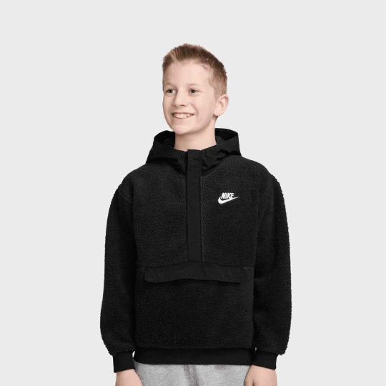Zdjęcie produktu Sportswear Club Fleece Loose 1 / 4-Zip Hoodie Nike czarny