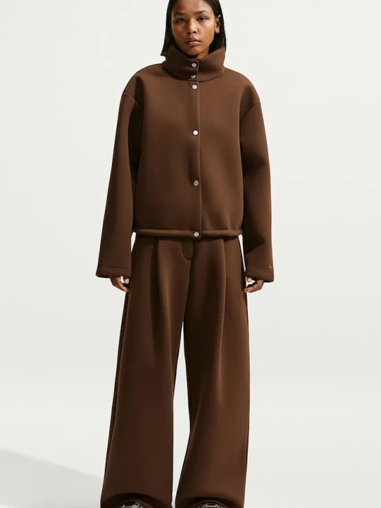 Zdjęcie produktu Nike Sportswear kurtka oversize damska z modalem brązowy