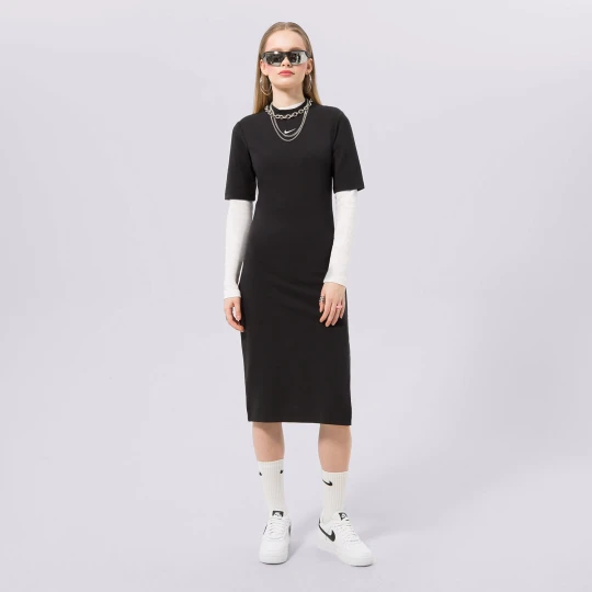 Zdjęcie produktu Nike Sukienka W Nsw Essntl Midi Dress czarny