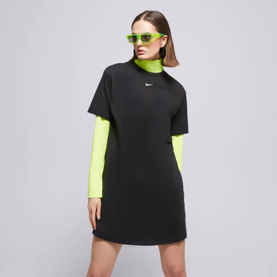 Zdjęcie produktu Nike Sukienka W Nsw Essntl Ss Dress Tshrt czarny