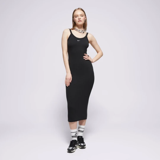 Zdjęcie produktu Nike Sukienka W Nsw Nk Chll Knt Mrib Tnk Drs czarny