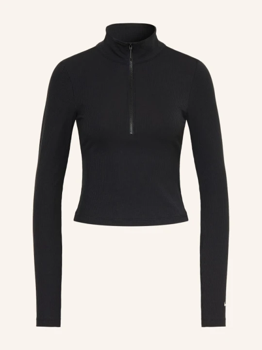 Zdjęcie produktu Nike Sweter Typu Troyer Z Dzianiny Dżersejowej Sportswear Chill Knit schwarz CZARNY