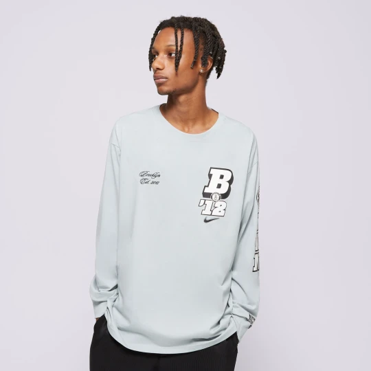 Zdjęcie produktu Nike T-Shirt Bkn M Nk Cts Ogc Vsy Ls Tee Nba szary