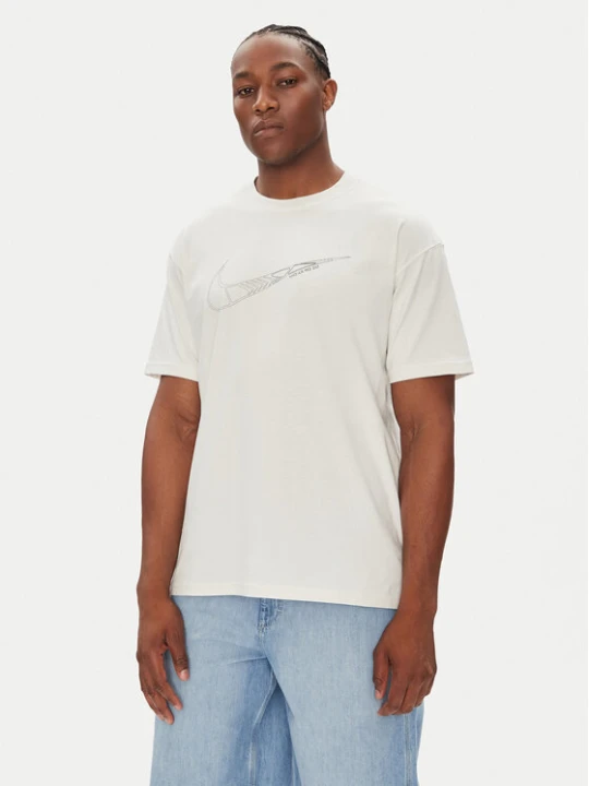 Zdjęcie produktu Nike T-Shirt HJ0746 Écru Regular Fit Kremowy