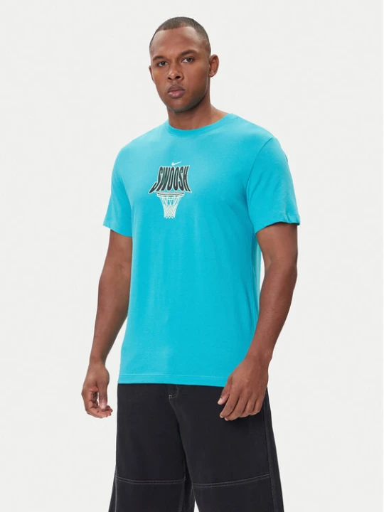 Zdjęcie produktu Nike T-Shirt HJ3466 345 Turkusowy Regular Fit