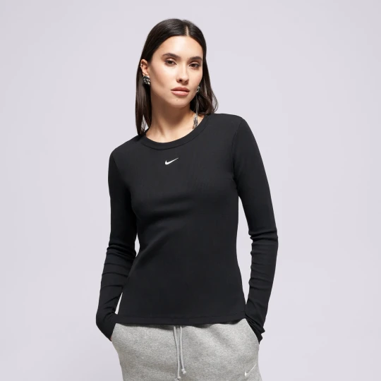 Zdjęcie produktu Nike T-Shirt Ls Tee Rib Tight W Nsw czarny