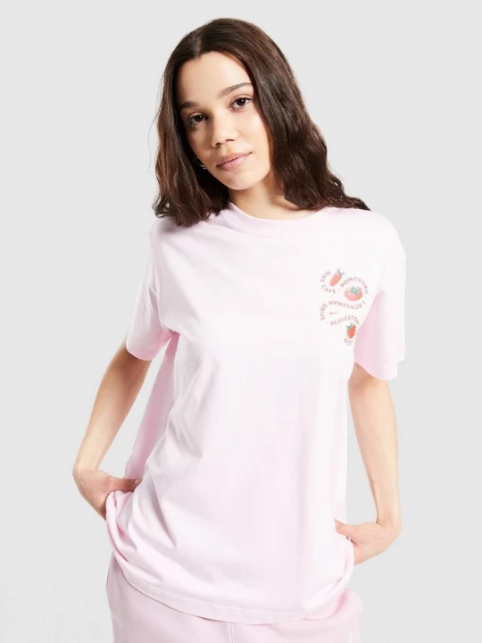 Zdjęcie produktu Nike T-Shirt W Nsw Clsc Bf Cafe Tomato różowy