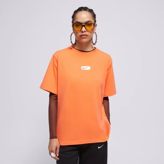 Zdjęcie produktu Nike T-Shirt W Nsw Club Swoosh Ss Tee Oc pomarańczowy