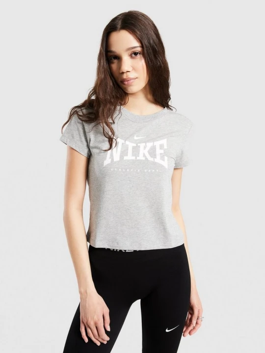 Zdjęcie produktu Nike T-Shirt W Nsw Mod Crop Ath League szary